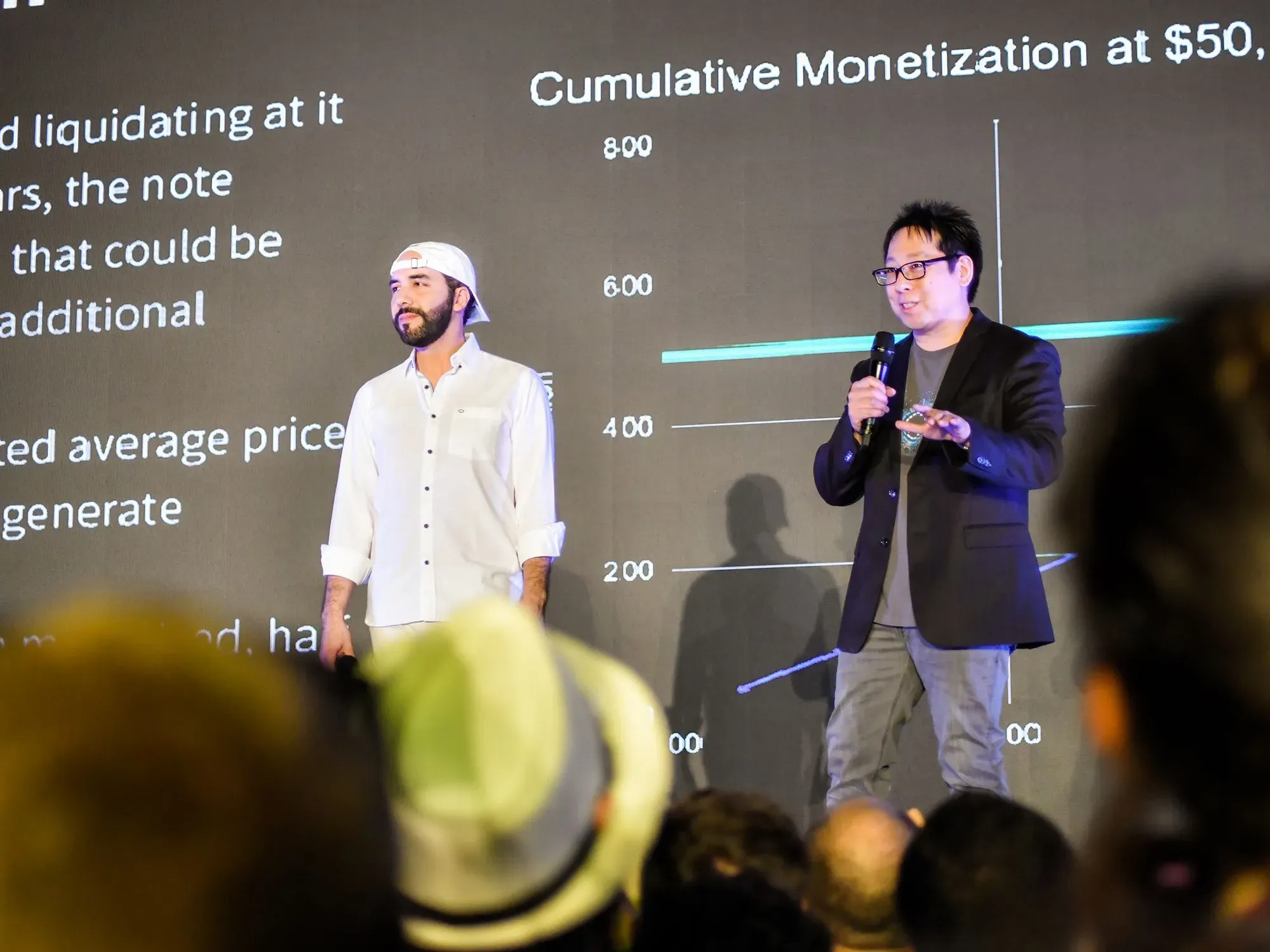 President Bukele and Samson Mow Announcing El Salvador's Volcano Bond