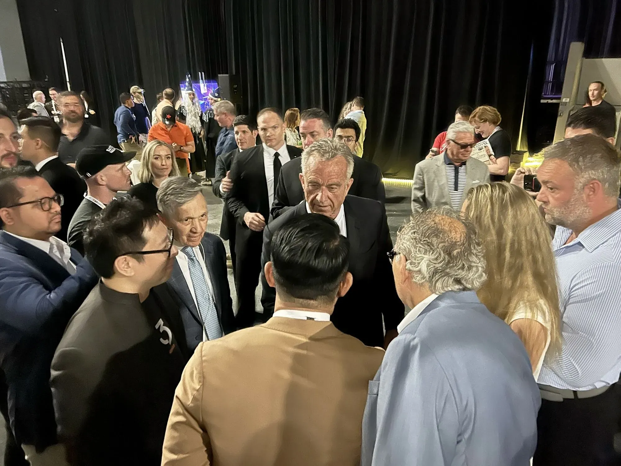 Samson Mow, Governor Ridwan Kamil and Robert F. Kennedy Jr. Meeting Backstage at Bitcoin 2023