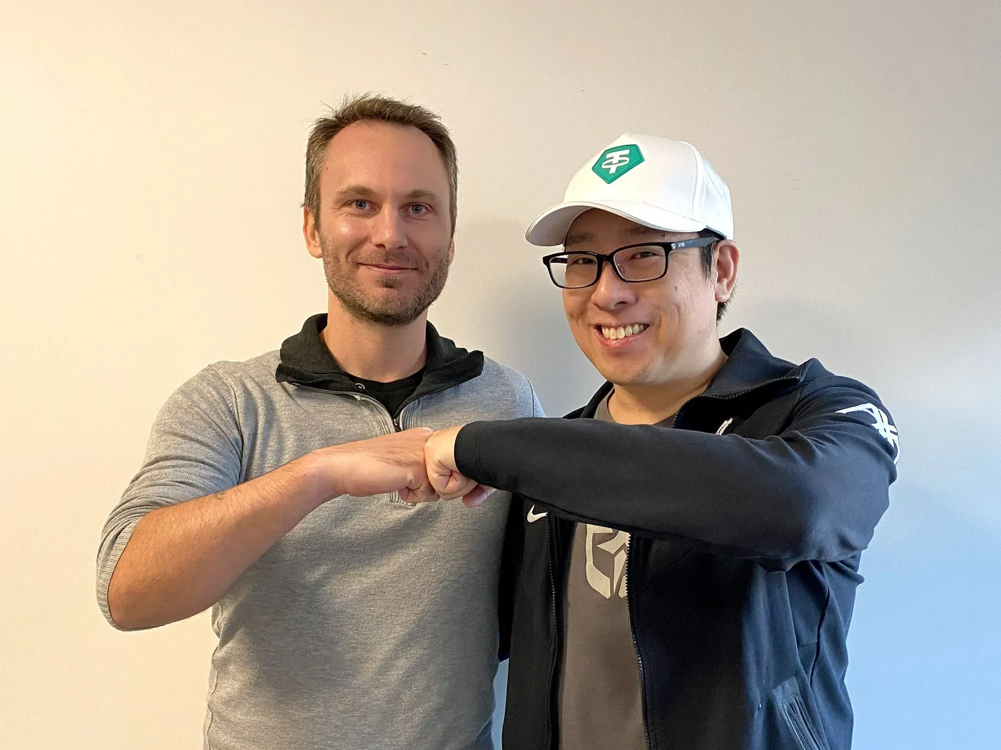 Tether and Bitfinex CTO Paolo Ardoino with Samson Mow